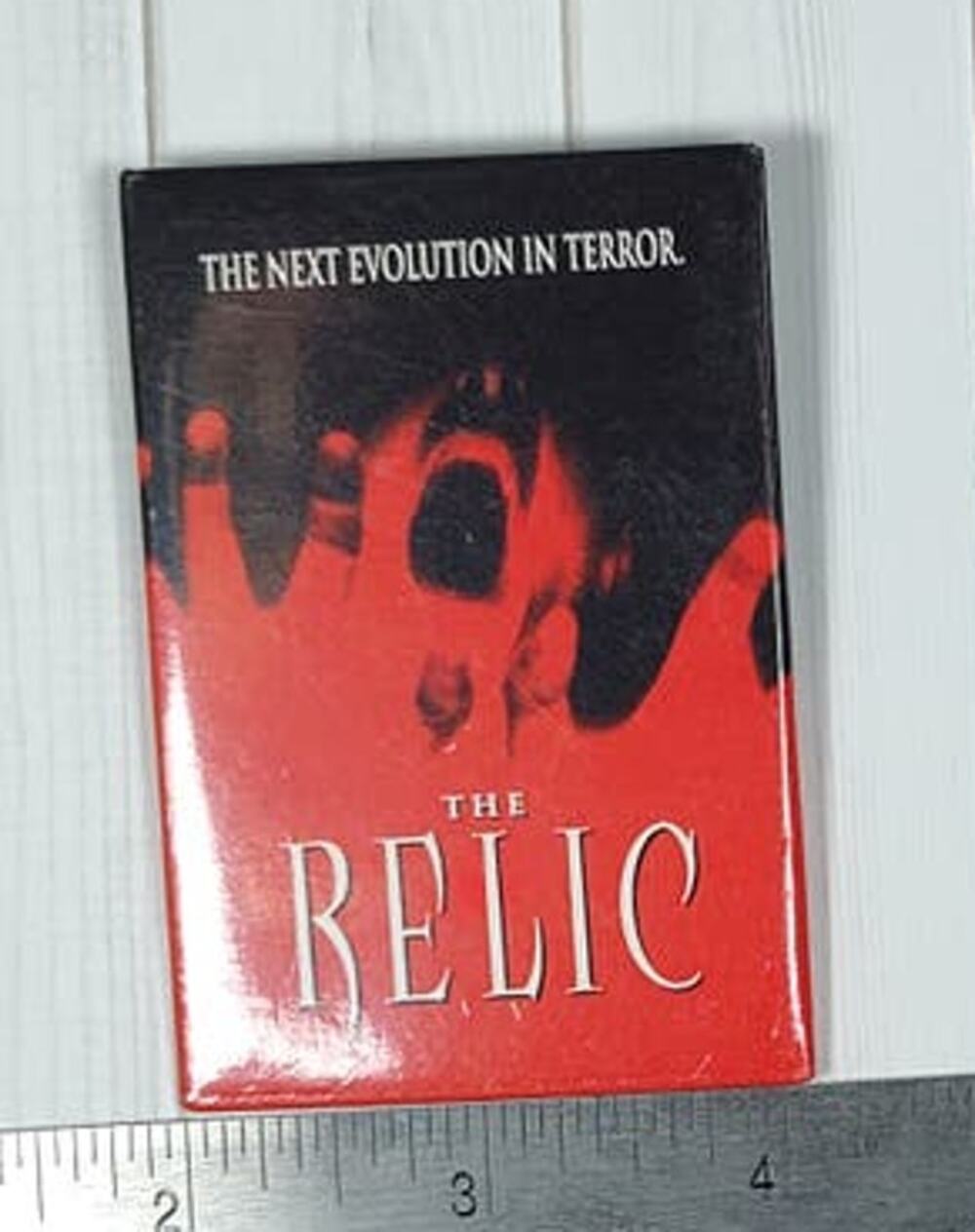 The Relic Movie Promo Pin Badge Button Pinback-Miller, Sizemore, Hunt, Whitmore